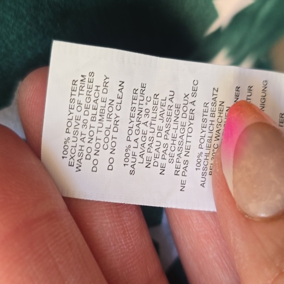 Nasty Gal Green Stars 2 poece Sleep Pajama Set 6 Small - Picture 13 of 13